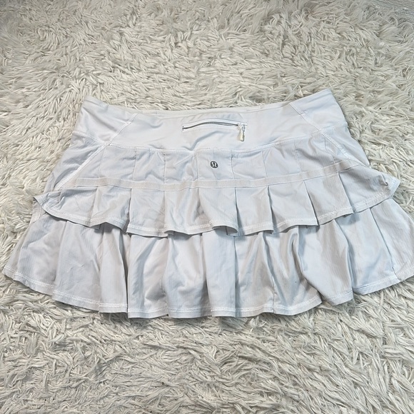 Lululemon Run: Pace Setter Skirt White - Picture 5 of 7